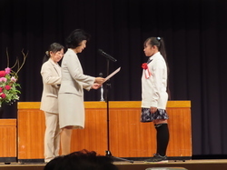 あいさつ・読書標語の表彰