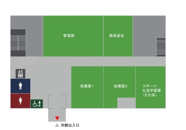 別館１階配置図