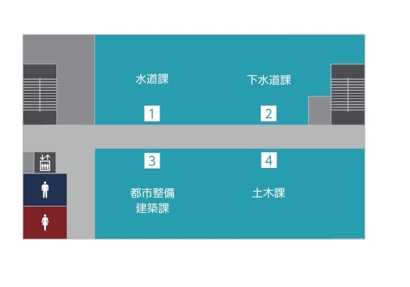 別館２階配置図