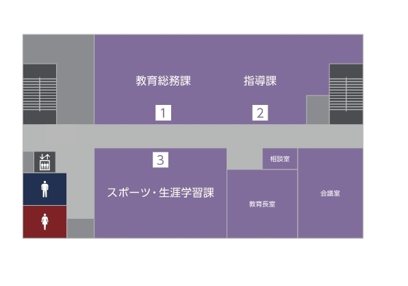 別館３階配置図