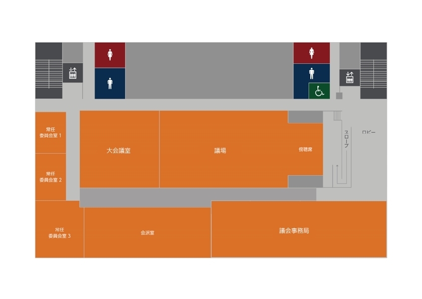 本館４階配置図